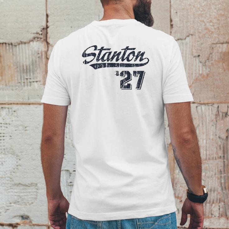 500 Level Giancarlo Stanton New York Baseball Mens Back Print T-shirt Funny Gifts