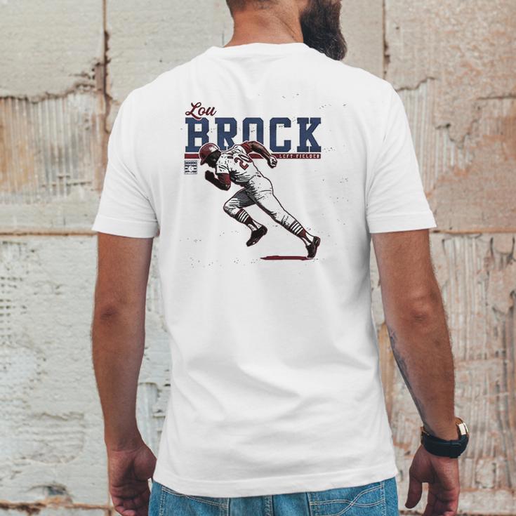 500 Level Lou Brock Mens Back Print T-shirt Funny Gifts