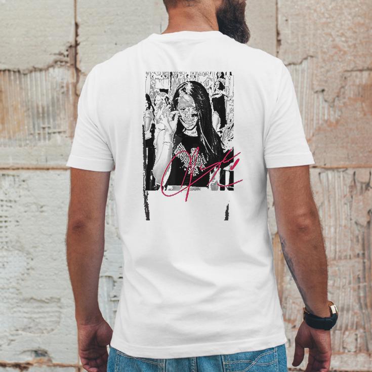 Aaliyah Signature And Quote Mens Back Print T-shirt Funny Gifts