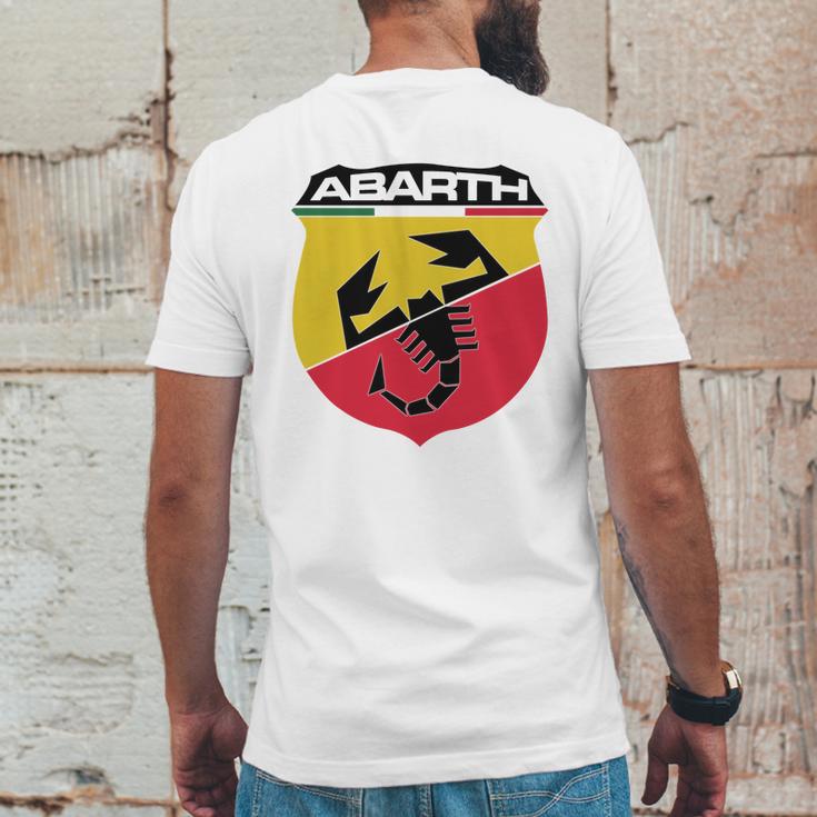 Abarth Shirt Mens Back Print T-shirt Funny Gifts