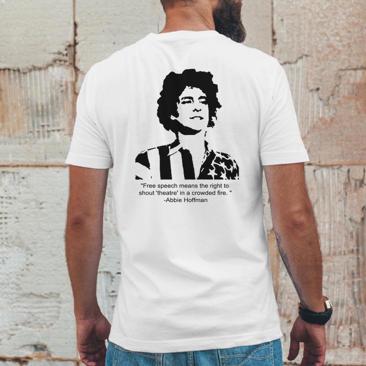 Abbie Hoffman Quote Mens Back Print T-shirt Funny Gifts