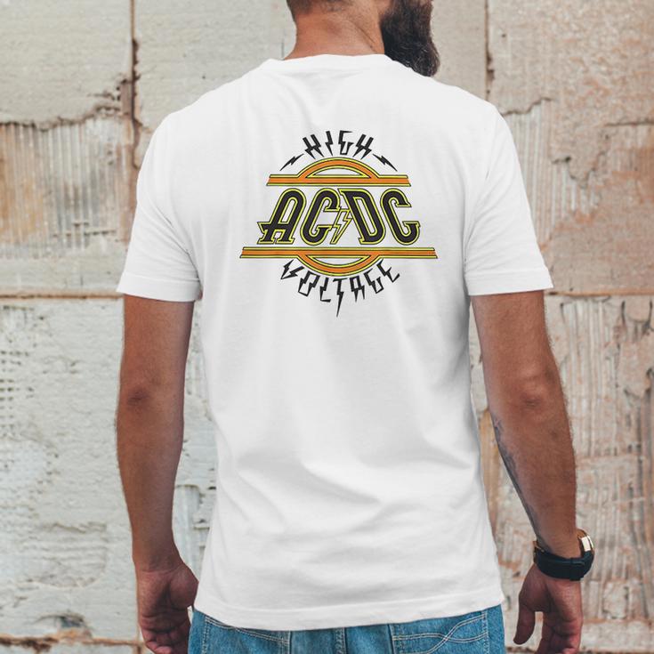 Ac Dc High Voltage Mens Back Print T-shirt Funny Gifts