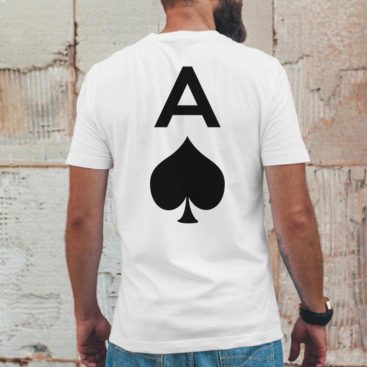 Ace Of Spades Mens Back Print T-shirt Funny Gifts