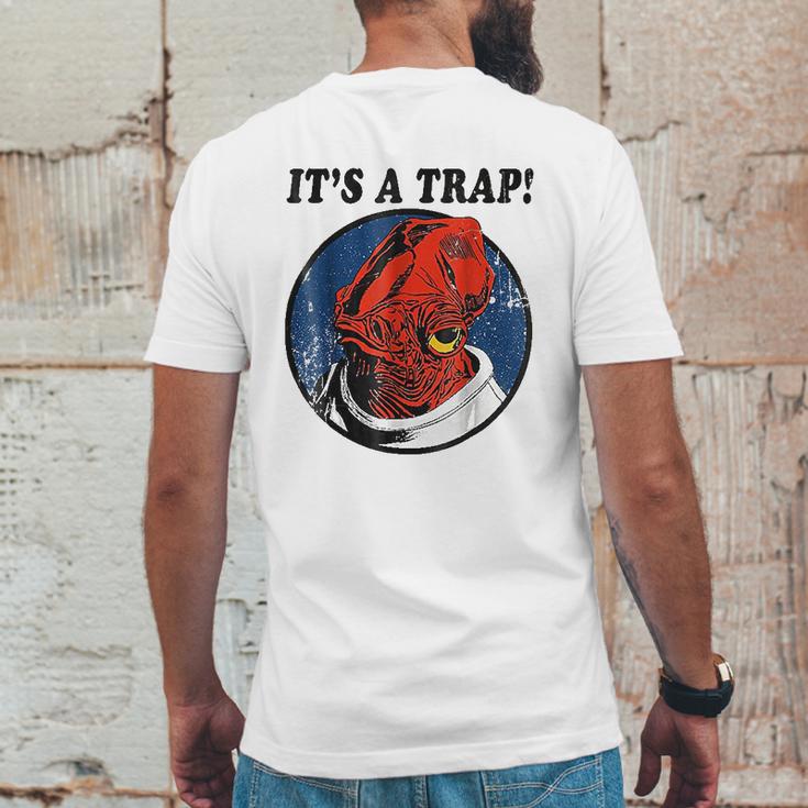 Admiral Ackbar Its A Trap Mens Back Print T-shirt Funny Gifts