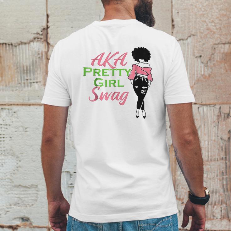 Aka Pretty Girl Swag Alpha Sorority Kappa Pink Gift Mens Back Print T-shirt Funny Gifts