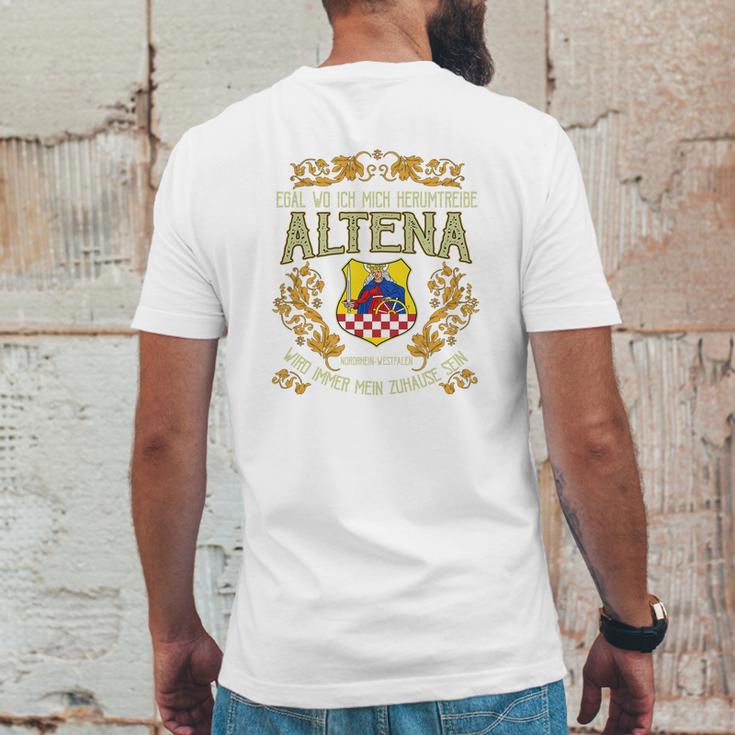 Altena Egal Wo Ich Mich Herumtreibe Mens Back Print T-shirt Funny Gifts