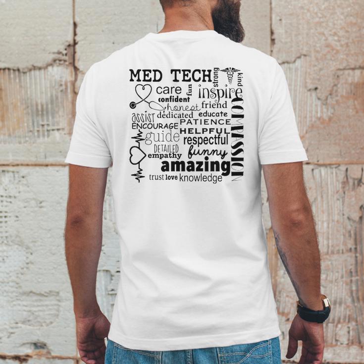 Amazing Med Tech Mens Back Print T-shirt Funny Gifts