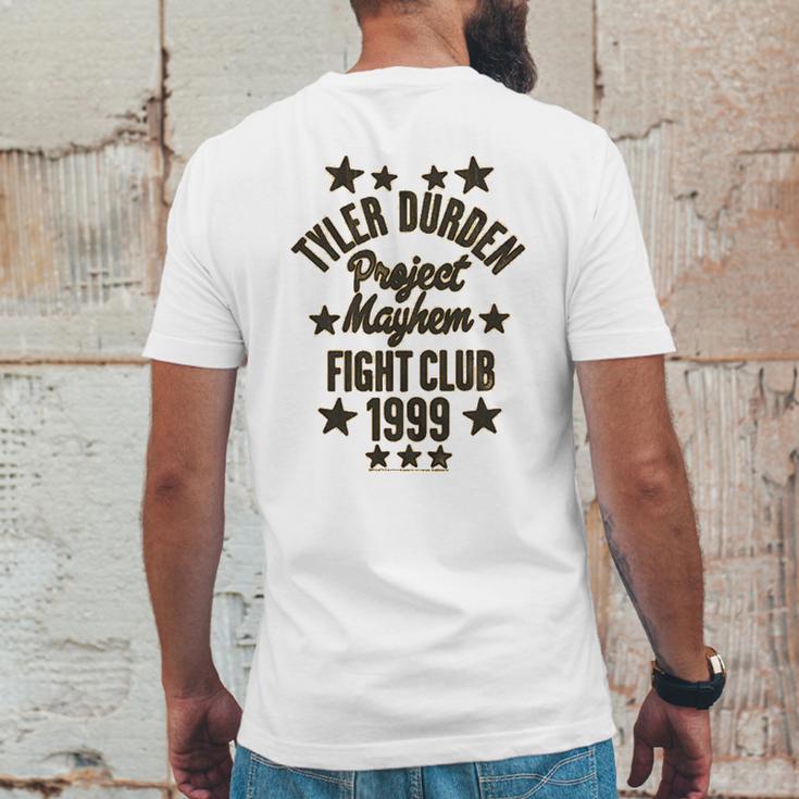 American Classics Fight Club 1999 Dramatic Action Movie Durden Ginger Adult Mens Back Print T-shirt Funny Gifts