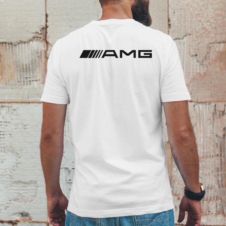 Amg Logo Mens Back Print T-shirt Funny Gifts