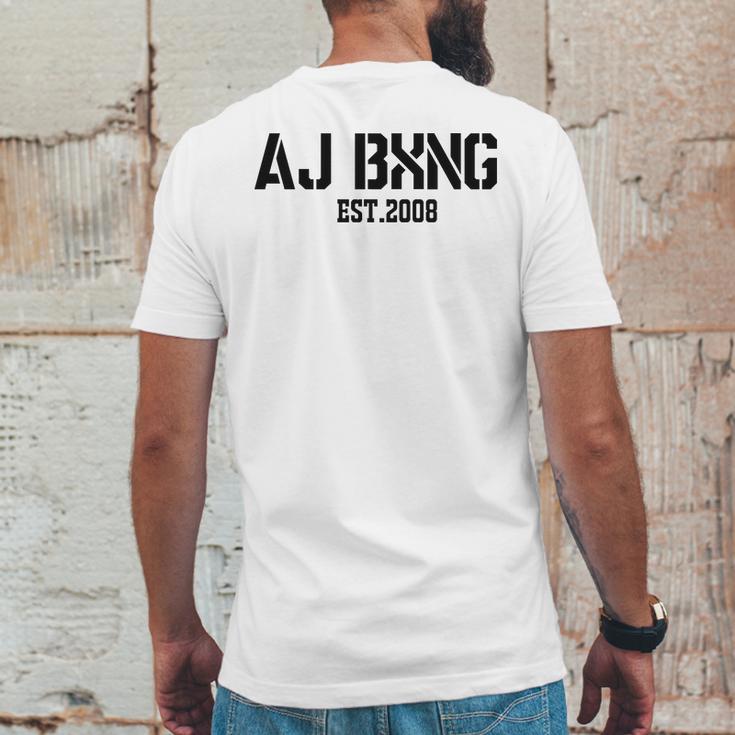 Anthony Joshua Aj Bxng Mens Back Print T-shirt Funny Gifts