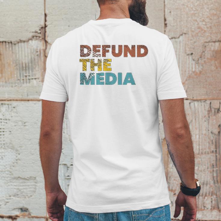 Anti Fake News Efund The Media Apparel Mens Back Print T-shirt Funny Gifts