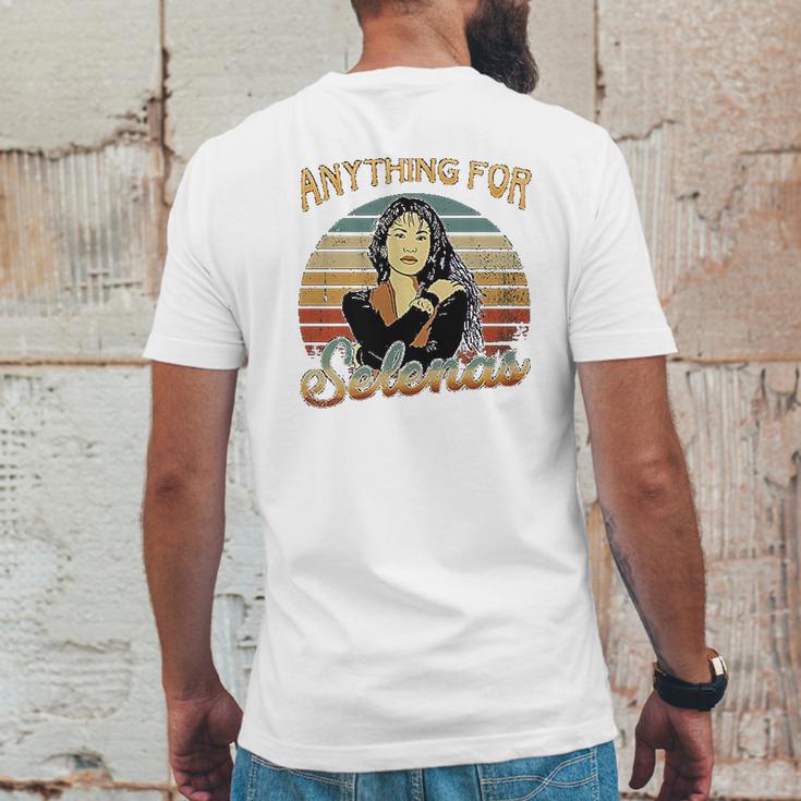 Anything For Selenas Vintage Mens Back Print T-shirt Funny Gifts