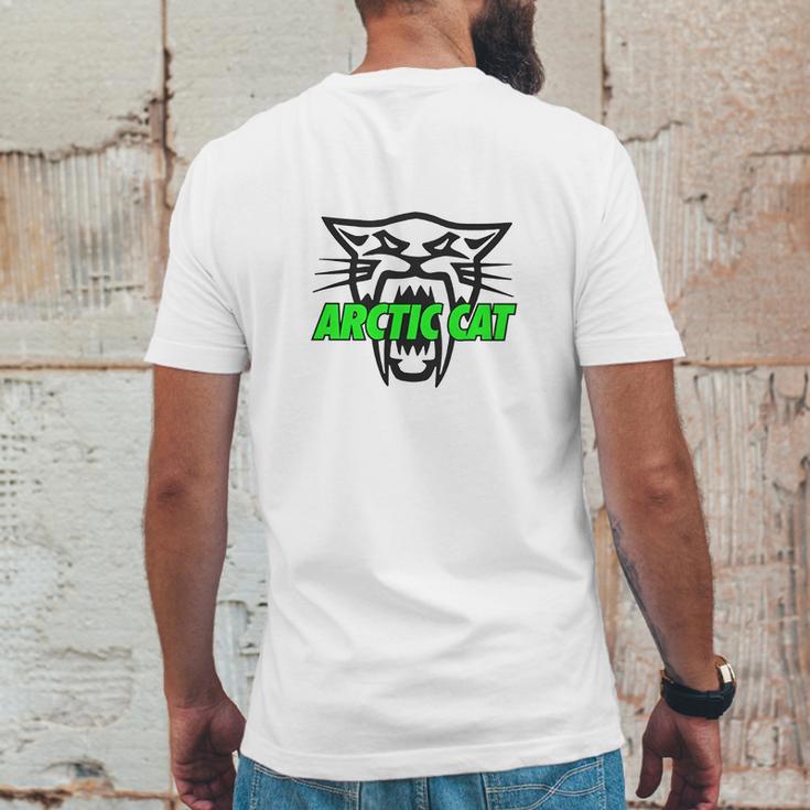 Arctic Cat Mens Back Print T-shirt Funny Gifts