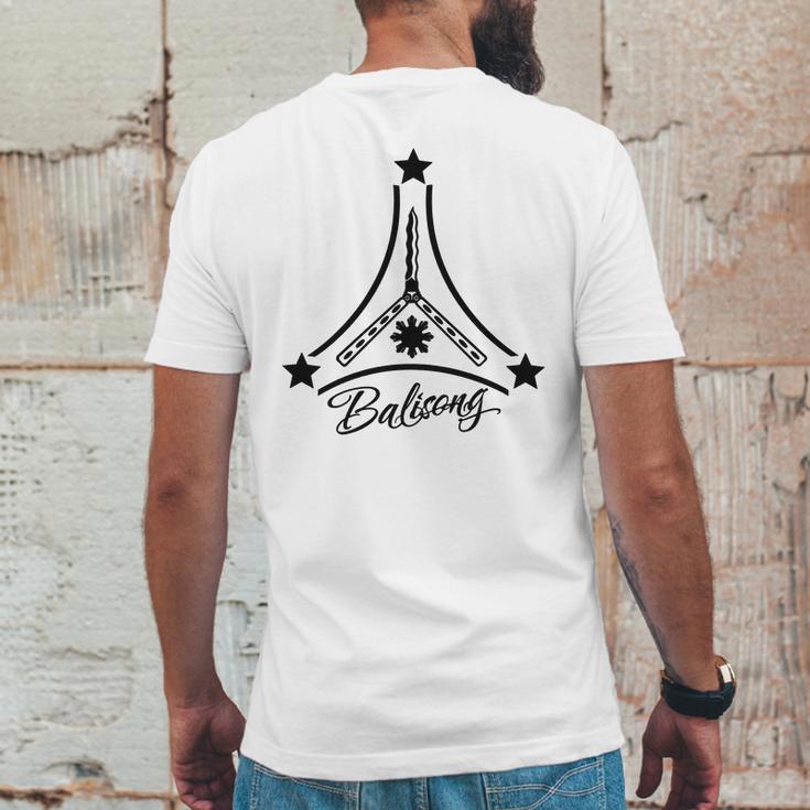 Arnis Balisong Design Mens Back Print T-shirt Funny Gifts