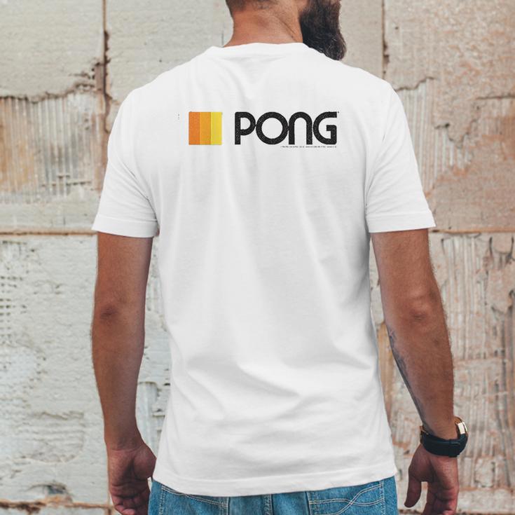 Atari Pong Video Game Mens Back Print T-shirt Funny Gifts