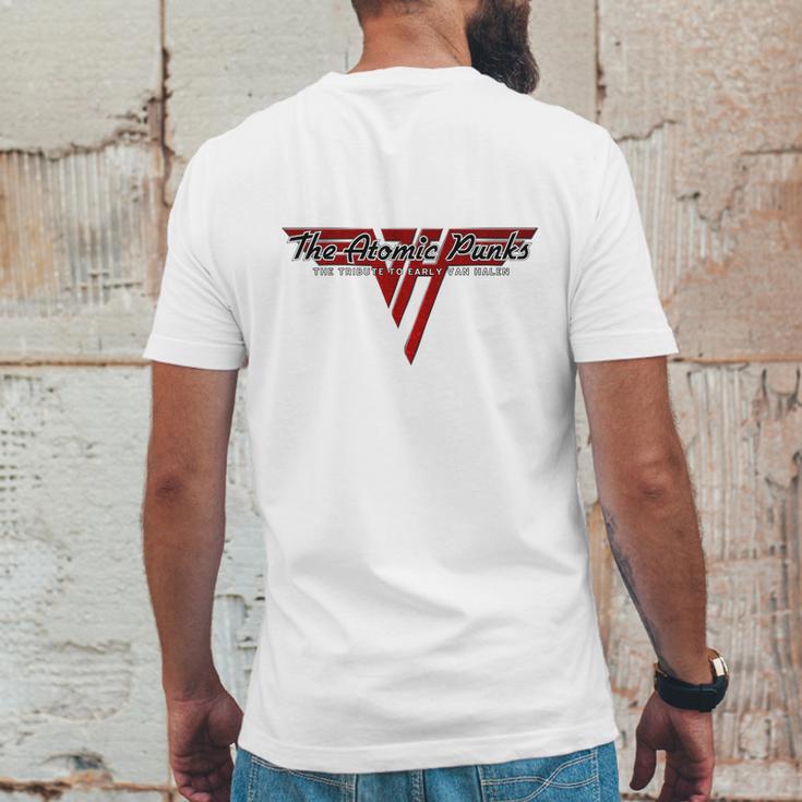 The Atomic Punks The Tribute To Early Van Halen Mens Back Print T-shirt Funny Gifts