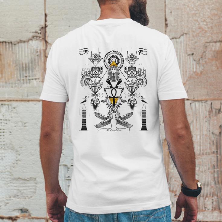 Ayahuasca Dmt Psychedelic Inspiration Egyptian Mens Back Print T-shirt Funny Gifts