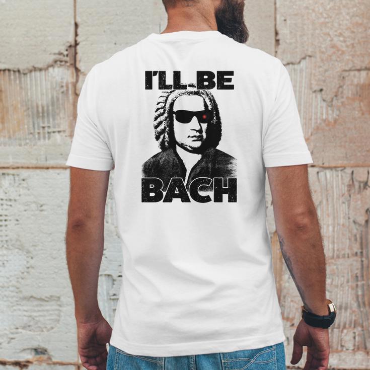 Be Bach Design Johannes Sebastian Bach Classic Music Mens Back Print T-shirt Funny Gifts