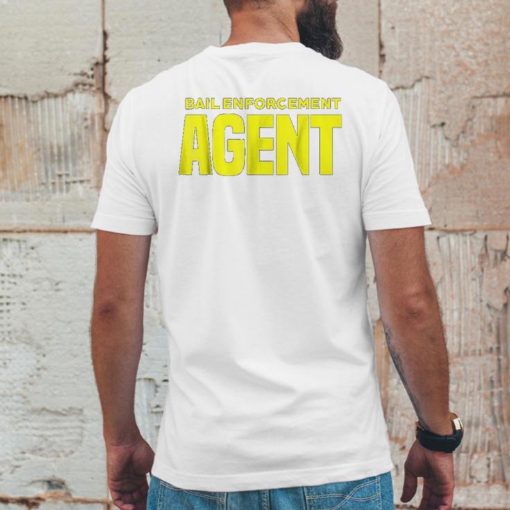 Bail Enforcement Agent For Fugitive Bounty Hunters Mens Back Print T-shirt Funny Gifts