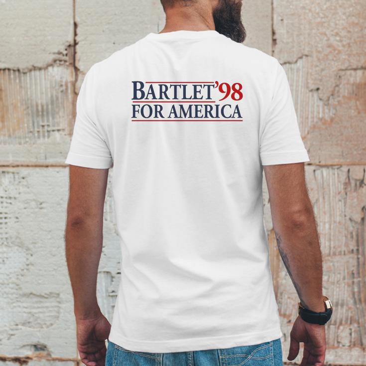 Bartlet For America Slogan West Wingthe West Wing Bartlet For America Josiah Bartlet Mens Back Print T-shirt Funny Gifts