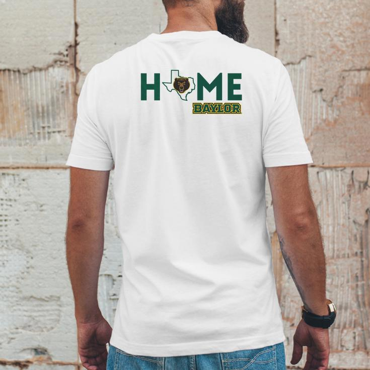 Baylor Bears Home Gold Apparel Mens Back Print T-shirt Funny Gifts