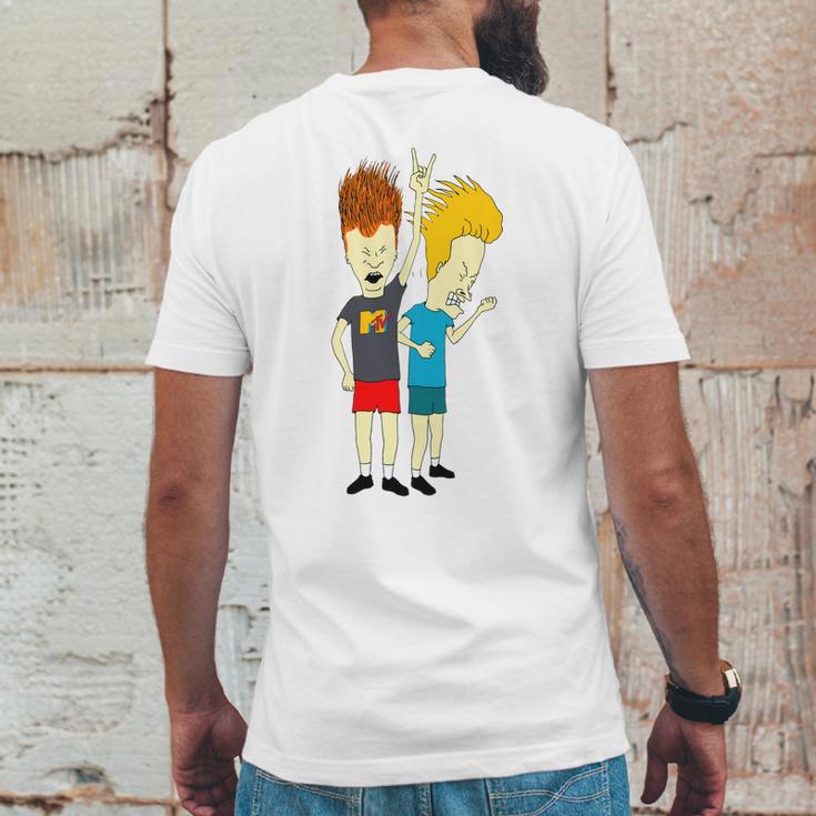 Beavis And Butt-Head Mens Back Print T-shirt Funny Gifts