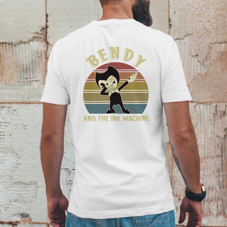 Bendy And The Ink Machine Mens Back Print T-shirt Funny Gifts