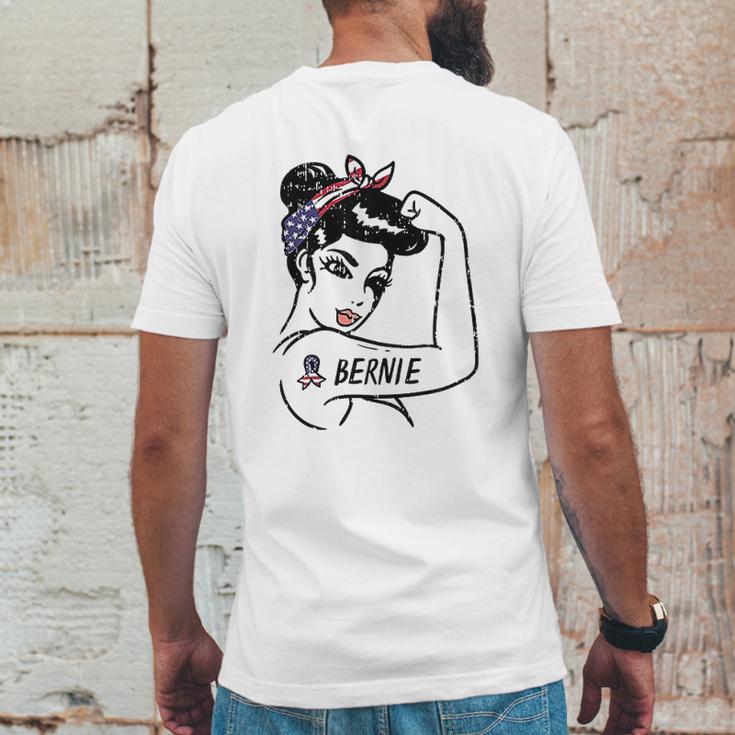 Bernie Woman Unbreakable Mens Back Print T-shirt Funny Gifts