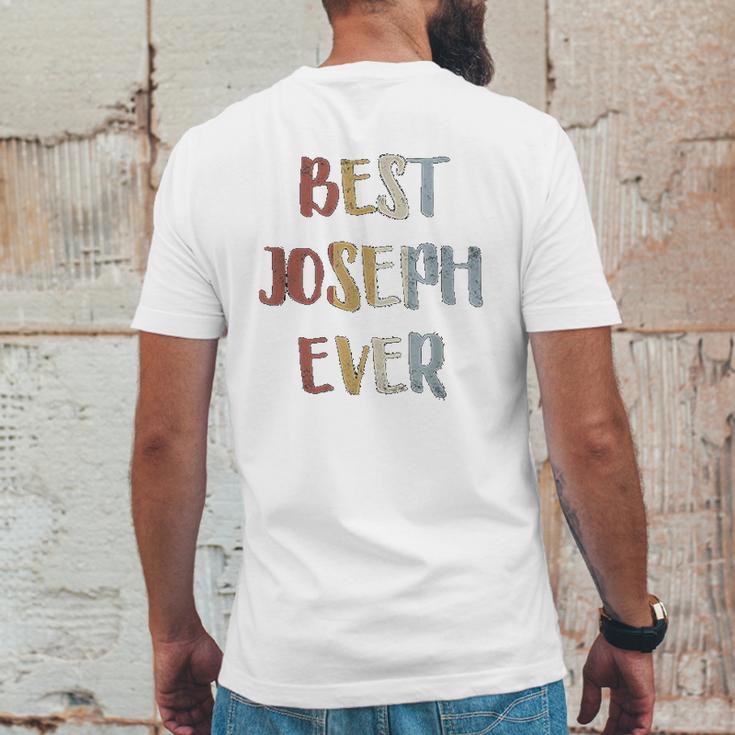 Best Joseph Ever Retro Vintage First Name Mens Back Print T-shirt Funny Gifts