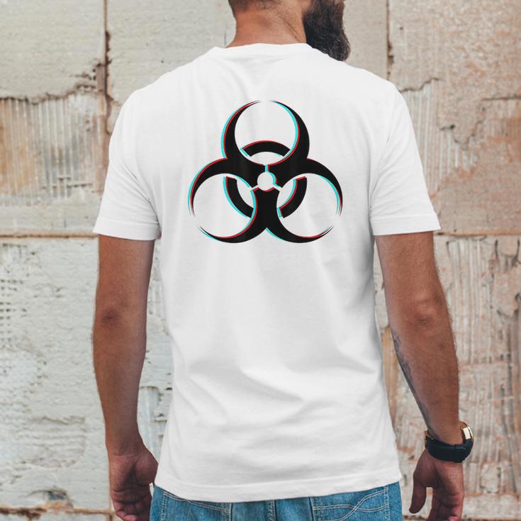 Biohazard Arl Design Radioactive Symbol Nuclear Gifts Mens Back Print T-shirt Funny Gifts