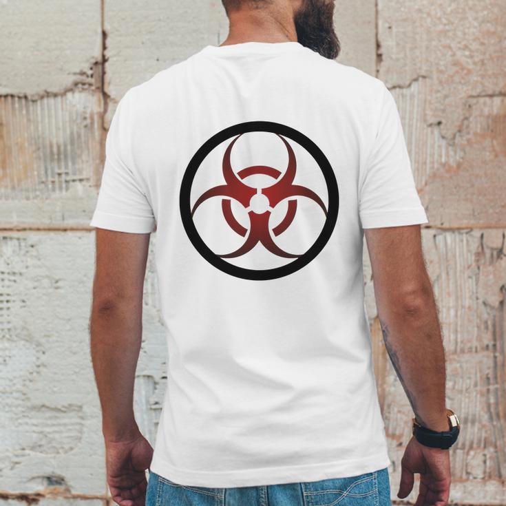 BiohazardShirt Mens Back Print T-shirt Funny Gifts