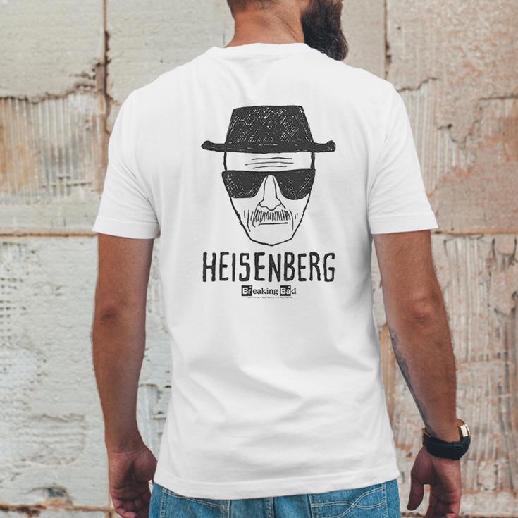 Breaking Bad Hand Drawn Heisenberg Mens Back Print T-shirt Funny Gifts