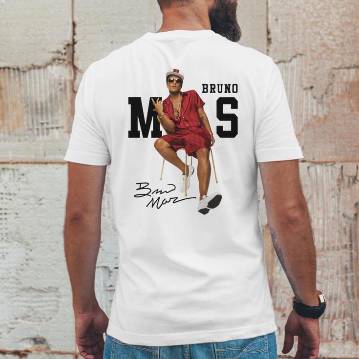 Bruno Mars Mens Back Print T-shirt Funny Gifts