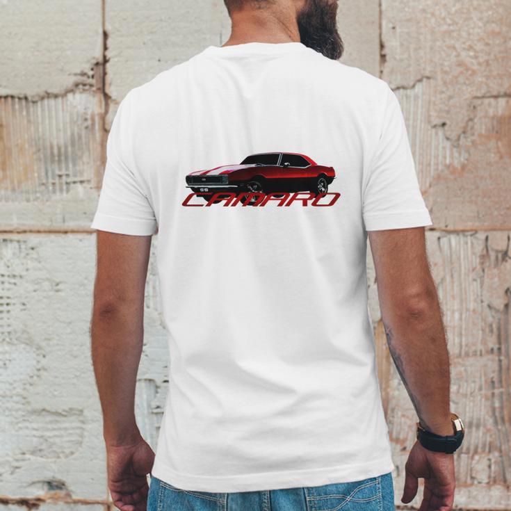 Camaro Muscle Car Mens Back Print T-shirt Funny Gifts