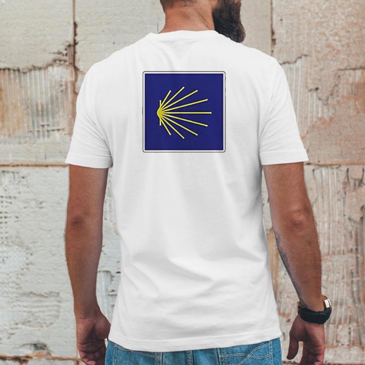 Camino De Santiago Spain Mens Back Print T-shirt Funny Gifts