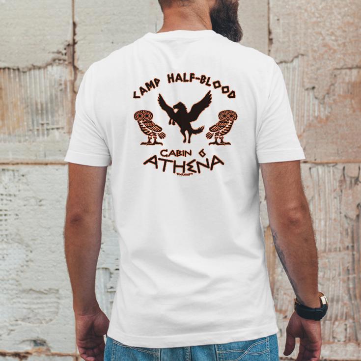 Camp Half Blood Cabin 6 Athena Childrens Mens Back Print T-shirt Funny Gifts