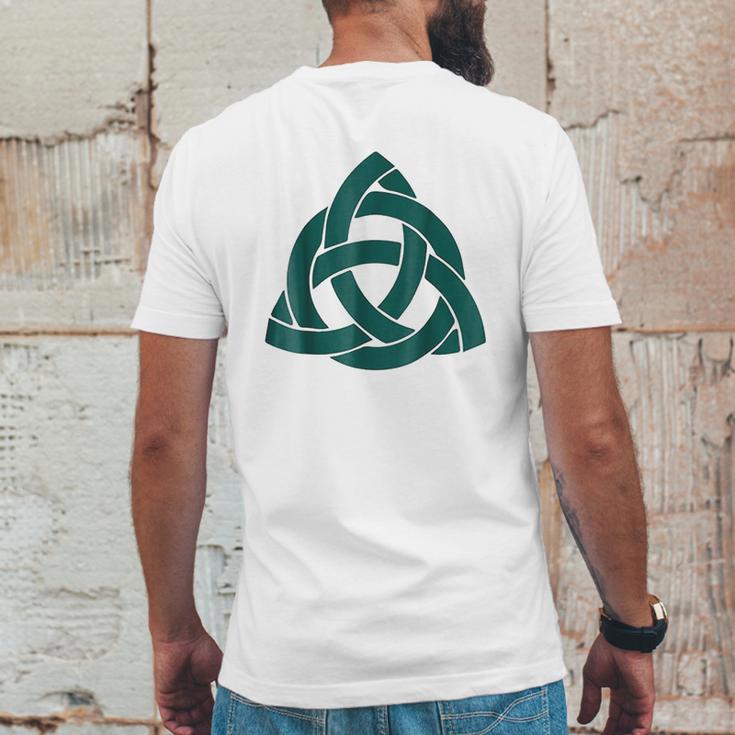 Celtic Knot Triquetra Mens Back Print T-shirt Funny Gifts