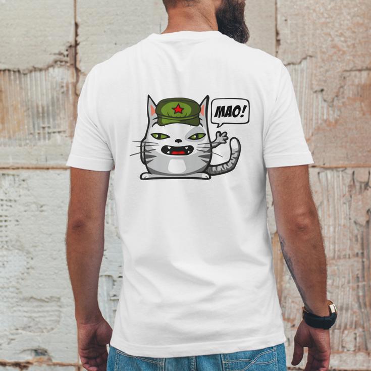 Chat Communiste Mens Back Print T-shirt Funny Gifts