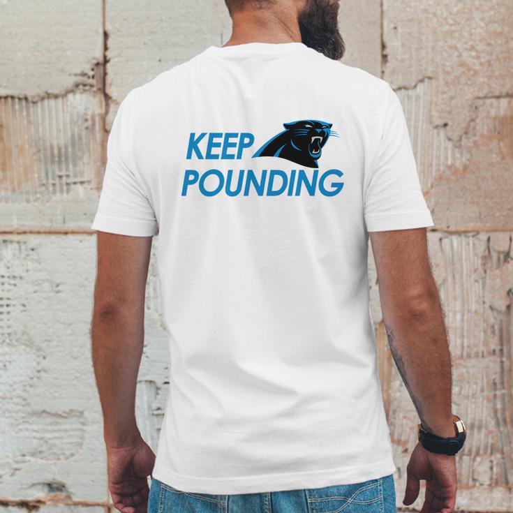 Check Out This Awesome Carolina Panthers Shirts Keep Pounding Mens Back Print T-shirt Funny Gifts