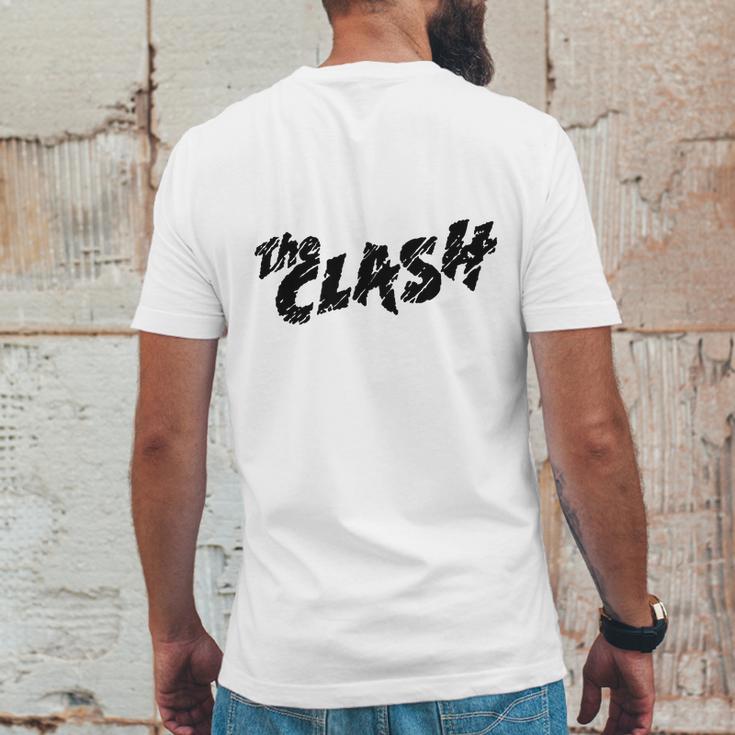 The Clash Band Logo Black Mens Back Print T-shirt Funny Gifts