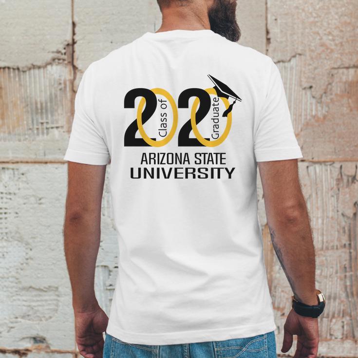 Class Of 2020 Graduation Arizona State University Mens Back Print T-shirt Funny Gifts