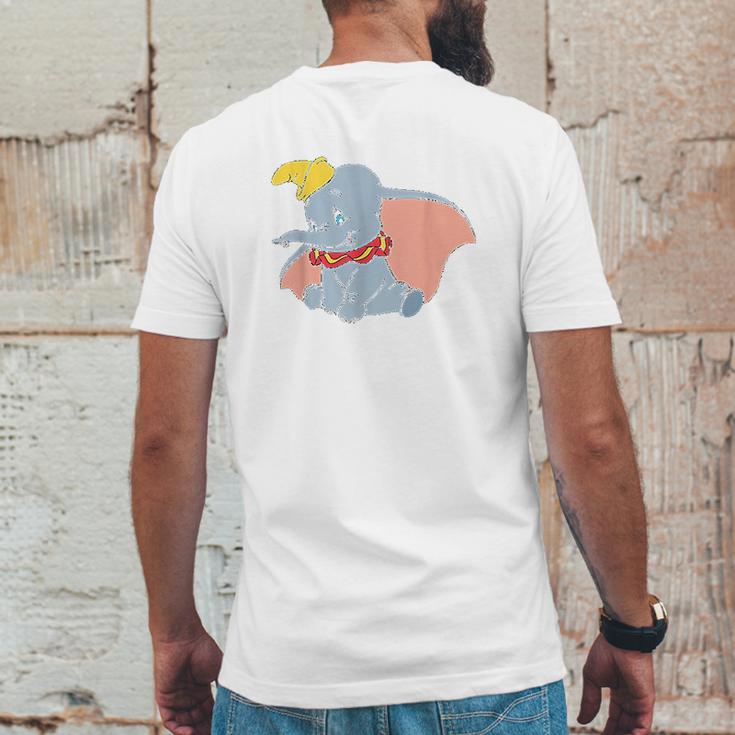 Classic Dumbo Circus Elephant Mens Back Print T-shirt Funny Gifts