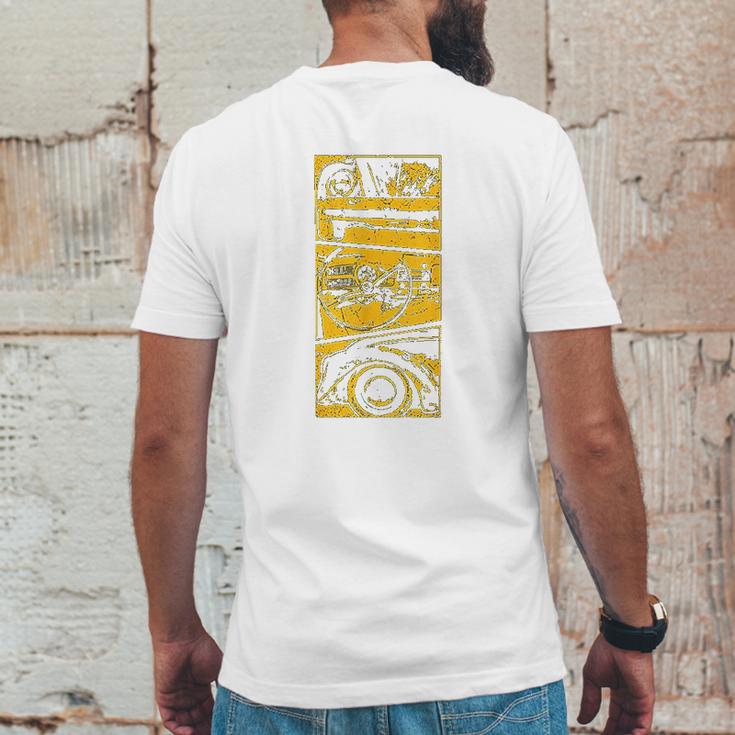 Classic Vintage Car Oldtimer Herbie Automotive Mens Back Print T-shirt Funny Gifts