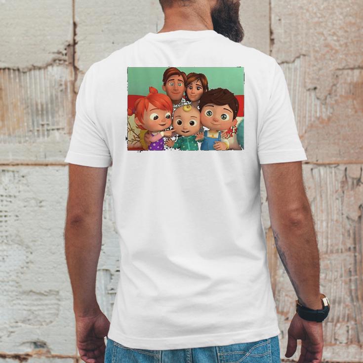 Cocomelon Family Graphic Mens Back Print T-shirt Funny Gifts