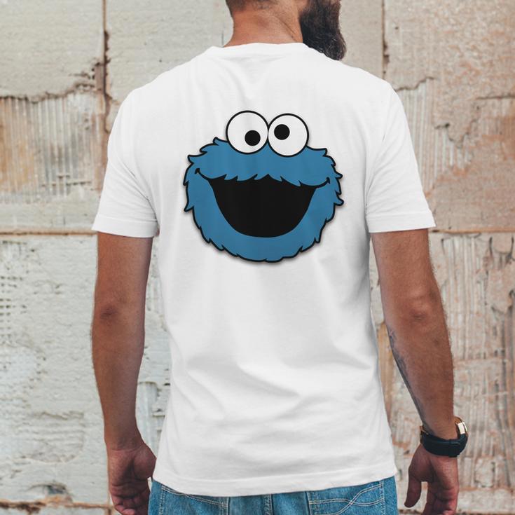 Cookie Monster Cartoon Mens Back Print T-shirt Funny Gifts