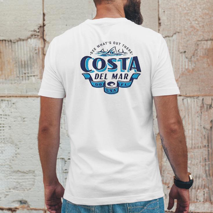 Costa Del Mar Mens Duval Short Sleeve Mens Back Print T-shirt Funny Gifts