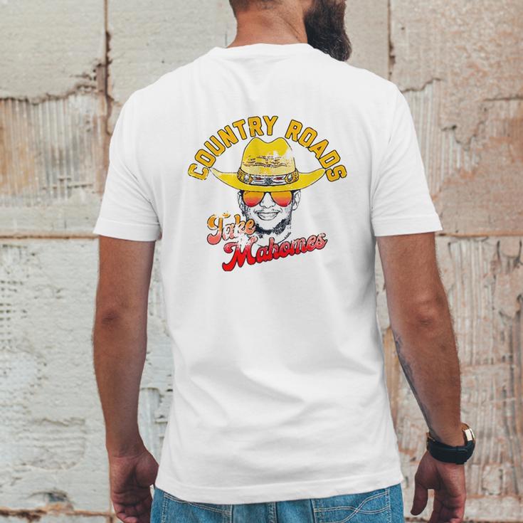 Country Roads Take Mahomes Patrick Mahomes Kansas City Mens Back Print T-shirt Funny Gifts