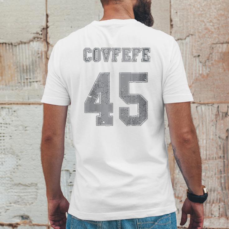 Covfefe 45 Mens Back Print T-shirt Funny Gifts