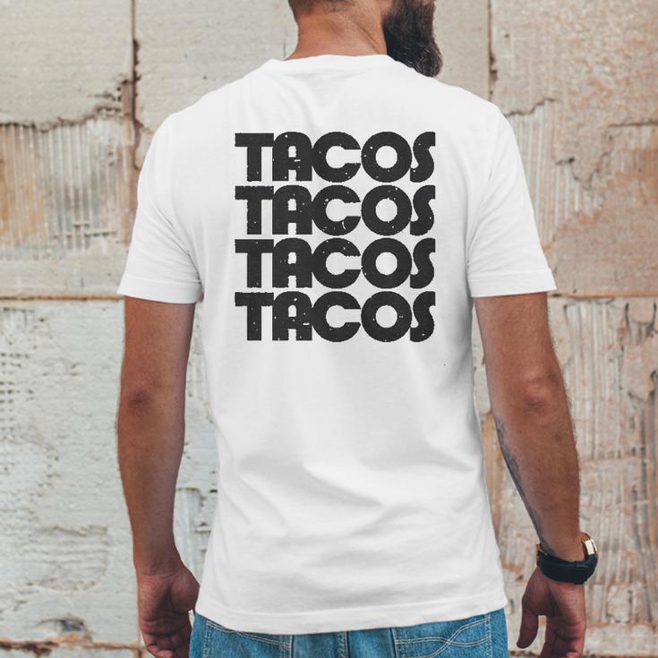 Creeper Tacos Tacos Mens Back Print T-shirt Funny Gifts