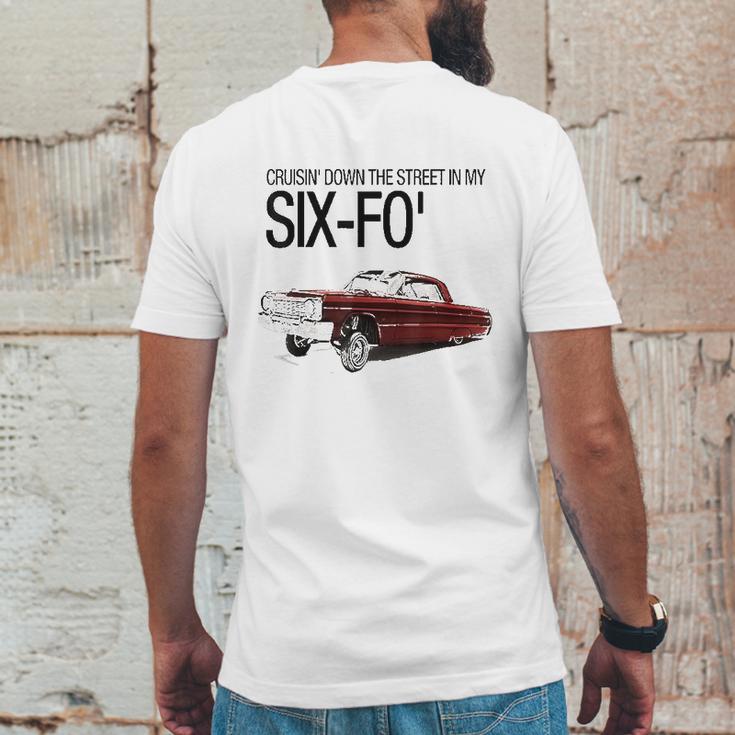 Cruisin Down The Street In My Six-Fo Lowrider Mens Back Print T-shirt Funny Gifts